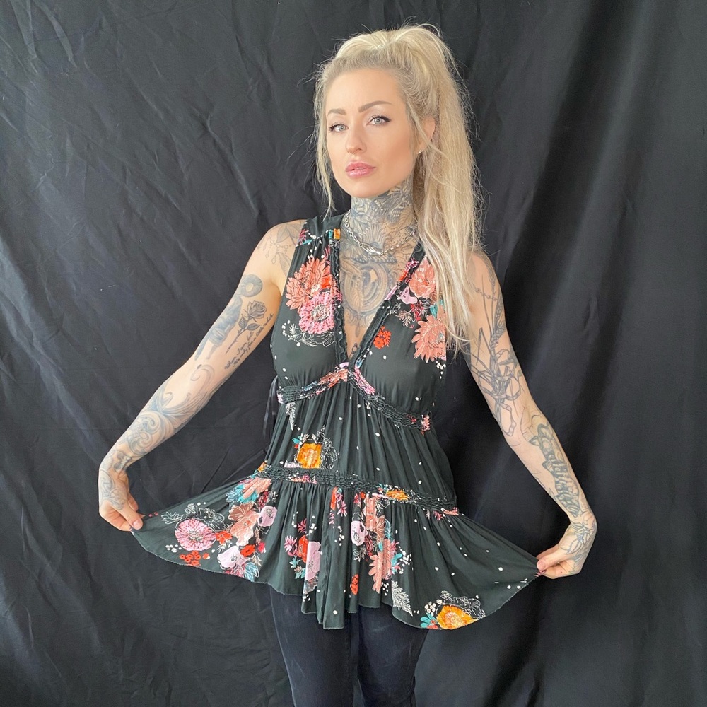 Babydoll Floral Blouse